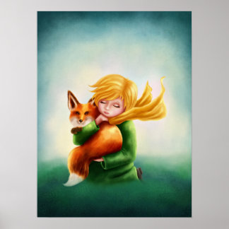 Little Prince. Nursery Art. Poster