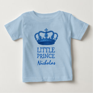 Little Prince with Crown V25 Baby T-Shirt