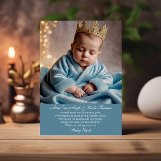 Little Prince's Dream - A Godparent Proposal Invitation (Creator Uploaded)