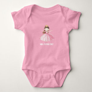 Little Princess 1st Birthday Baby Bodysuit Girl