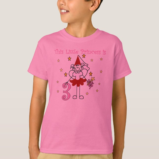 Little Princess 3rd Birthday T-Shirt (Front)