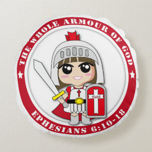 Little Princess Ai Ai Round Pillows