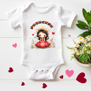 Little princess baby bodysuit
