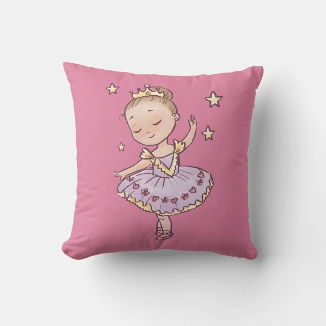 Little Princess Ballerina Cushion (Front)
