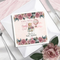 Little Princess Bear Bearly Wait Girl Baby Shower