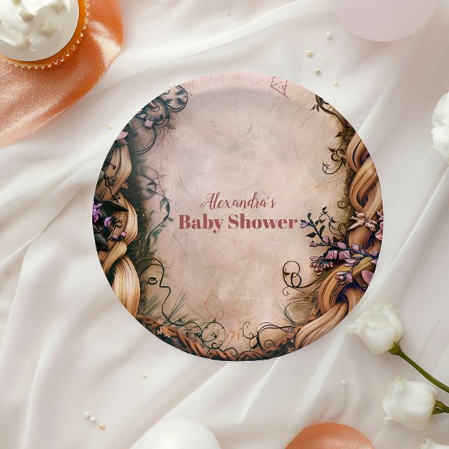 Little Princess Fairytale  Paper Plate (Creator Uploaded)