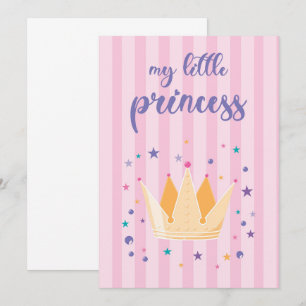 Little  princess Flat Greeting Card