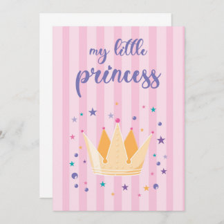Little  princess Flat Greeting Card