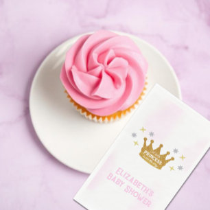 Little Princess Girl Baby Shower Napkin