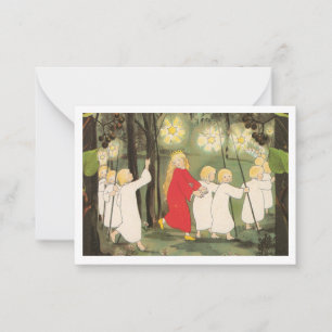 Little Princess in the Forest Card