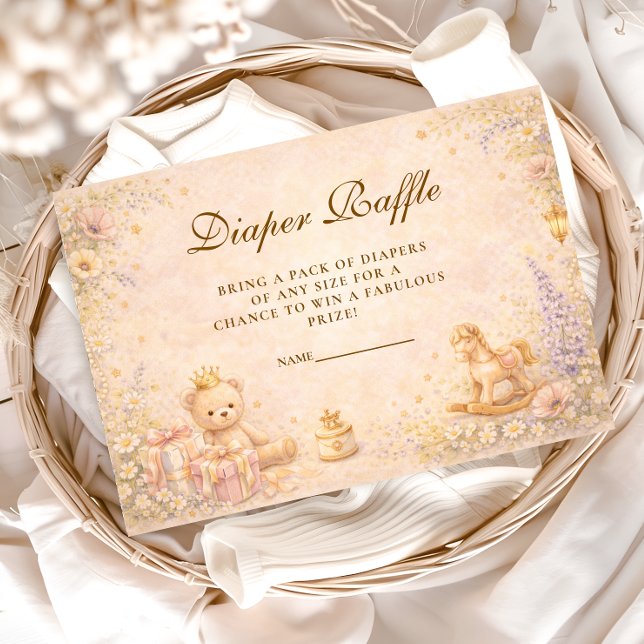 Little Princess Moon Diapper Raffle Enclosure Card (Creator Uploaded)