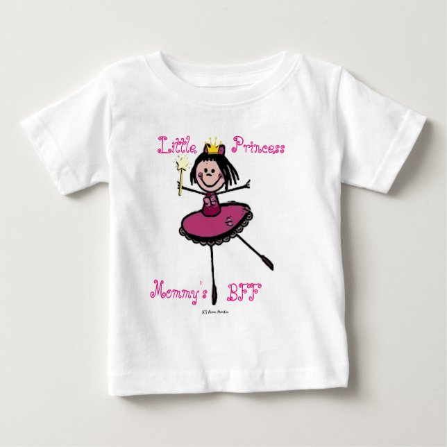 Little Princess - Mummy's BFF Baby T-Shirt (Front)