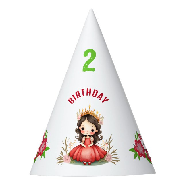 Little princess party hat (Front)