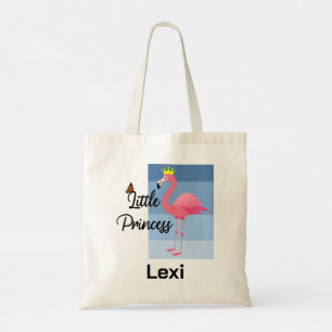 Little Princess Pink Flamingo Design - Budget Tote Bag