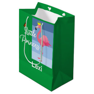 Little Princess Pink Flamingo Design - Gift Bag - 
