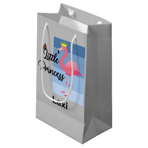 Little Princess Pink Flamingo Design - Gift Bag - 