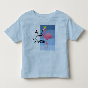 Little Princess Pink Flamingo Design - Toddler Fin Toddler T-Shirt