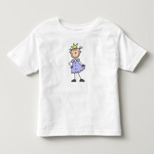 Little Princess With Crown Toddler T-Shirt