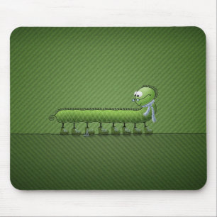Little Problem (Green) Mouse Pad