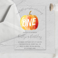 Little Pumpkin 1st Birthday