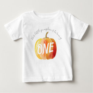 Little Pumpkin 1st Birthday Baby T-Shirt
