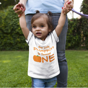 Little Pumpkin 1st Birthday Baby T-Shirt