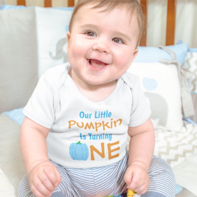 Little Pumpkin 1st Birthday Baby T-Shirt (Creator Uploaded)