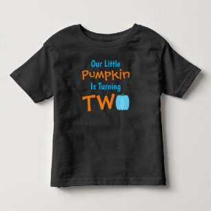 Little Pumpkin 2nd Birthday Toddler T-shirt