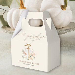 Little Pumpkin Autumn Baby Shower Favour Box