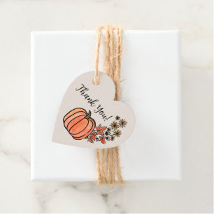 Little Pumpkin Autumn Harvest Fall Baby Shower Favour Tags