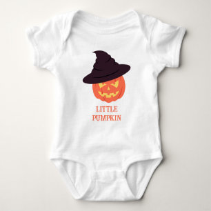 Little Pumpkin Baby Bodysuit Cute Happy Halloween