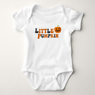Little Pumpkin Baby Halloween Bodysuit