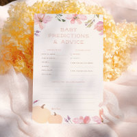 Little Pumpkin Baby Predictions & Advice Game