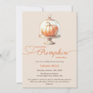 Little Pumpkin Baby Shower – Autumn Chic Invitation