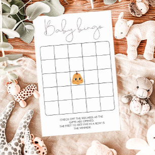 Little Pumpkin Baby Shower  Bingo Game