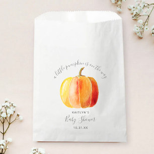 Little Pumpkin Baby Shower Favour Bag