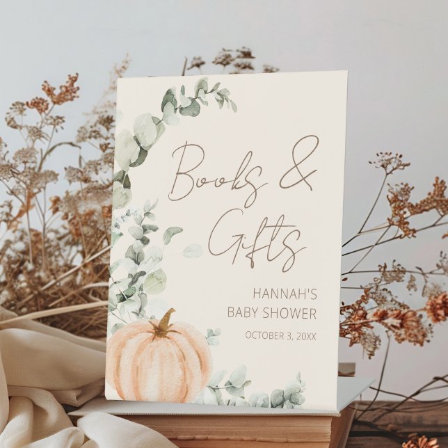 Little Pumpkin Baby Shower Gifts Sign (Creator Uploaded)