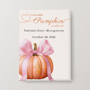 Little Pumpkin Baby Shower – Pink Bow Fall 