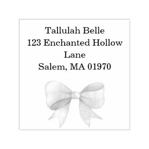 Little Pumpkin Baby Shower Pink Ribbon  Self-inking Stamp