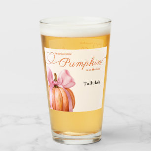 Little Pumpkin Baby Shower Ribbon – Romantic Salem Glass