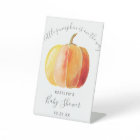 Little Pumpkin Baby Shower Welcome