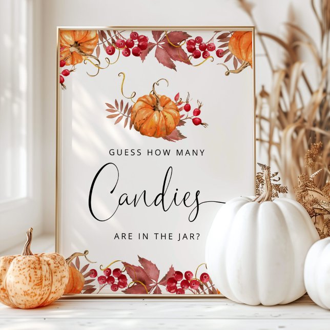 Little pumpkin berry guess how many candies  poster (Creator Uploaded)