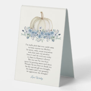 Little Pumpkin Blue Boy Baby Shower