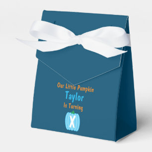 Little Pumpkin Boy Birthday Favour Box