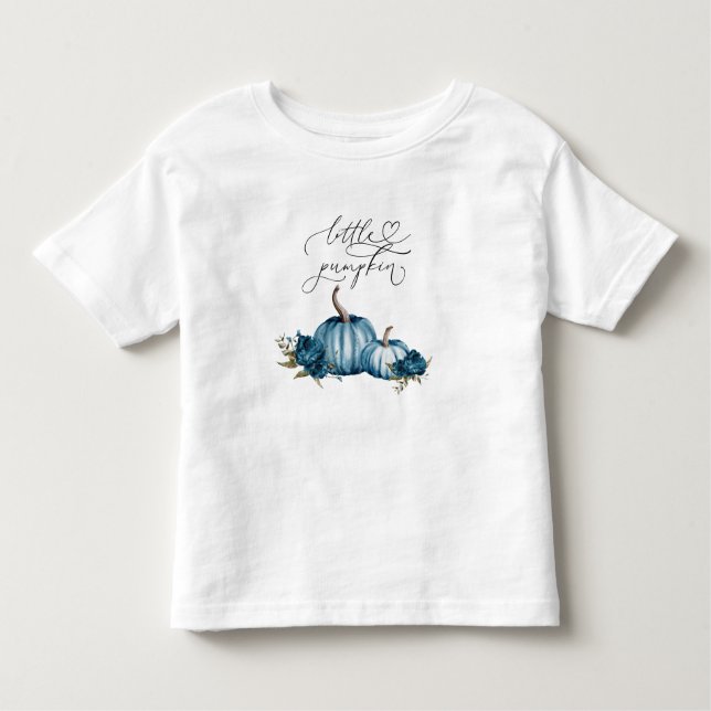 Little Pumpkin Boy Birthday Party Toddler T-Shirt (Front)