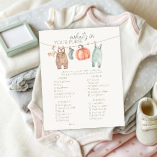 Little Pumpkin Boy Clothes What in your Purse Game