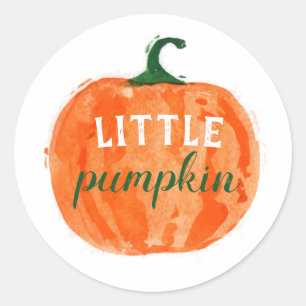 Little Pumpkin Classic Round Sticker
