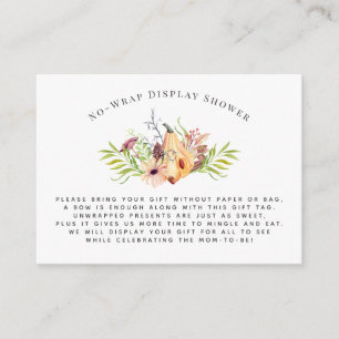 Little Pumpkin   Display Shower Invitation Insert