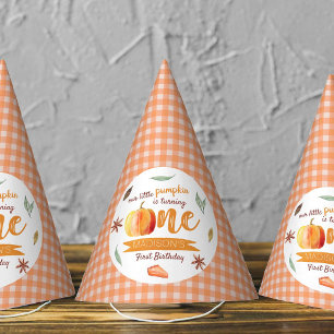 Little Pumpkin Fall 1st Birthday Party Hat