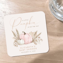 Little Pumpkin Fall Baby Girl Shower